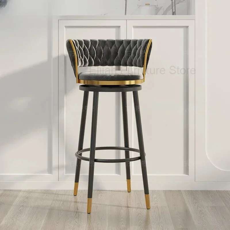 Outdoor Furniture Luxury - Fitur Kursi Bar Modern Bangku Ruang