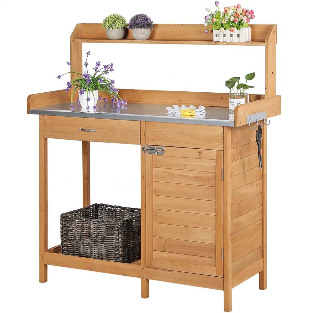 Meja Kerja Kayu Solid untuk Pe - Outdoor Furniture Wood ulasan dan harga