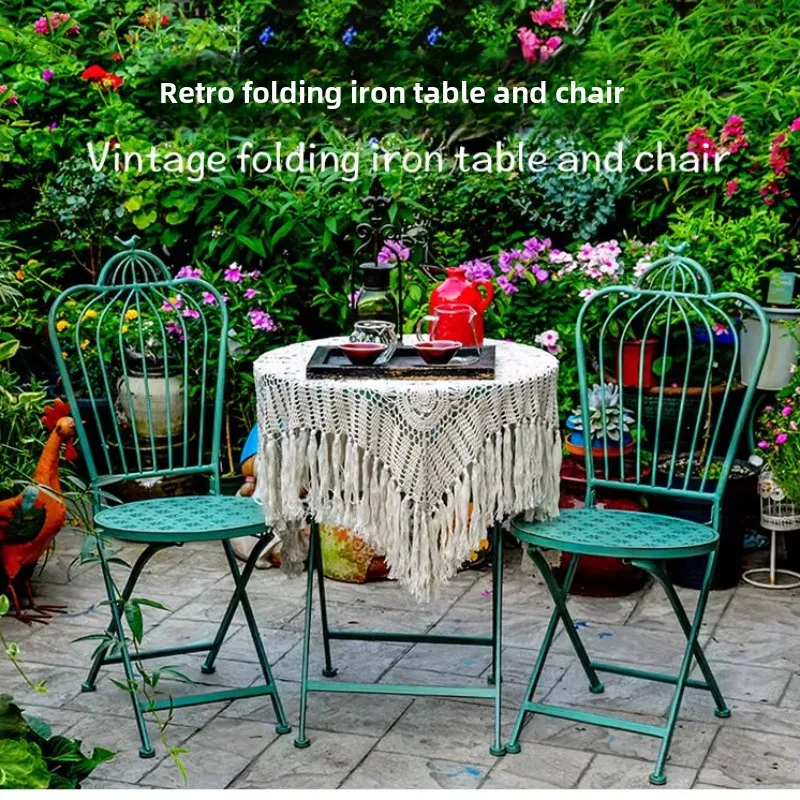 Kursi taman luar ruangan, meja - Outdoor Furniture Metal Chairs ulasan dan harga