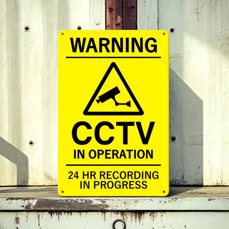 Tanda Peringatan CCTV Logam Be - Outdoor Furniture Metal ulasan dan harga