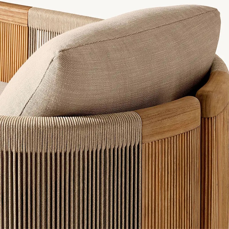 Set Sofa Taman Mewah dari Kayu - Outdoor Furniture Luxury ulasan dan harga